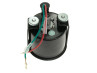 Speedometer kilometer 60mm 80 km/h black universal light