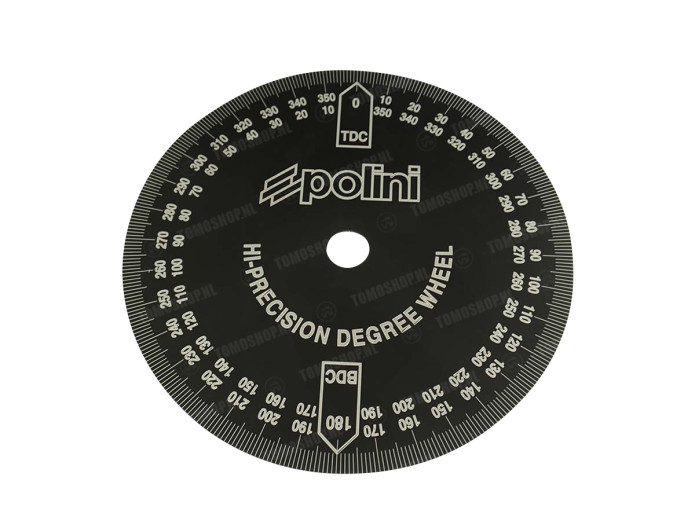 Degree plate adjustment tool for pre-ignition timing Polini