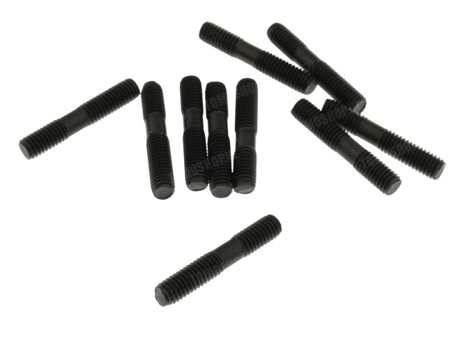 Exhaust stud Tomos A3 / A35 / 2L / 3L / 4L M6x30 hardened (10 stuks) main