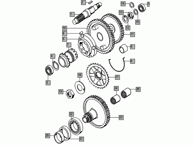 Drive shaft sprocket Tomos A35 / A52 / A55 product