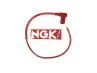 Bougiekabel rood NGK CR4 racing met bougiedop (top kwaliteit!) thumb extra