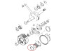 Clutch Tomos A35 / A52 / A55 circlip A28  thumb extra