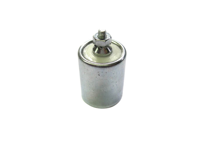 Ignition capacitor with nut thumb