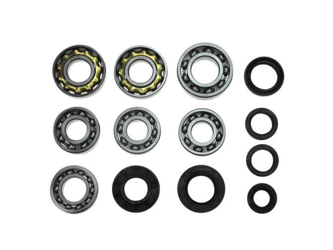 Bearing and oil seal set Tomos 4L 4 gear old type main