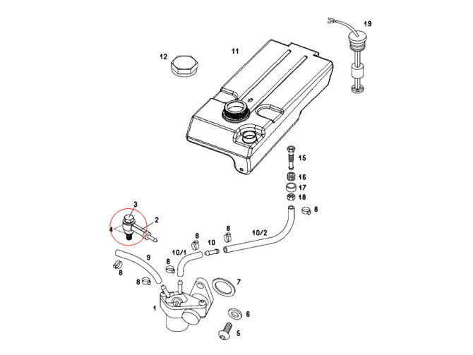 Oil banjo bolt for manifold original product