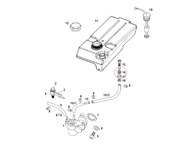 Rubber gasket for banjobolt oil pump product