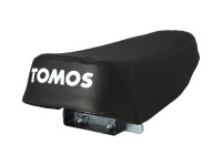 2e kans zadel buddyseat Tomos A3 / A35 lang standaard zwart (deuken in het schuim)