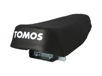 2e kans zadel buddyseat Tomos A3 / A35 lang standaard zwart (deuken in het schuim)