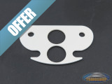 Speedometer support plate Tomos white