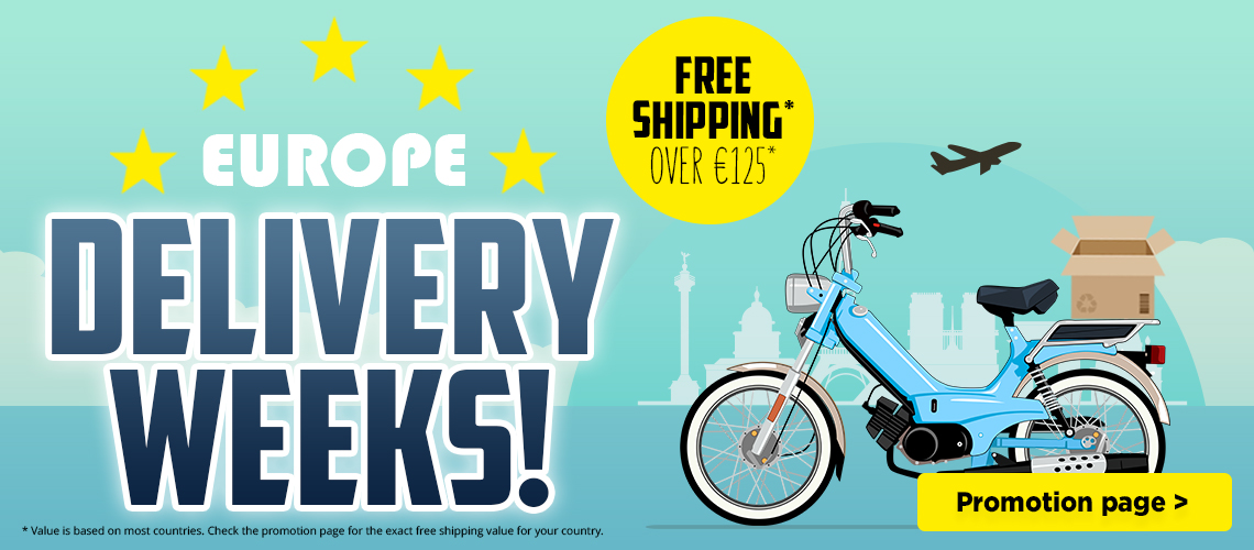 Tomos Deliveryweeks - Free shipping