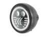 Headlight round 165mm Angel Eye "Wings" LED 12V