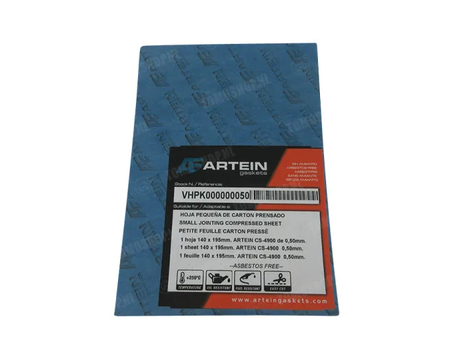 Gasket paper thick 0.50mm 140x195mm main