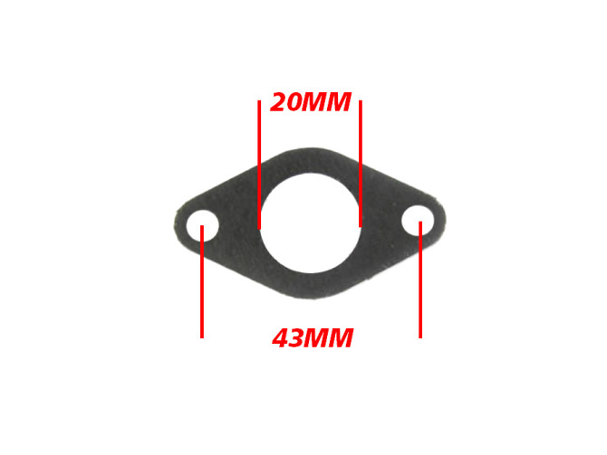 Exhaust gasket 20mm Tomos A3 / A35 / 2L / 3L universal product