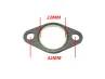 Exhaust gasket 22mm ring Tomos A3 / A35 / 2L / 3L universal thumb extra