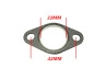 Uitlaatpakking 22mm ring Tomos A3 / A35 / 2L / 3L universeel