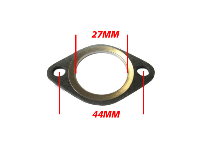 Uitlaatpakking 27mm ring Tomos A3 / A35 / 2L / 3L universeel product