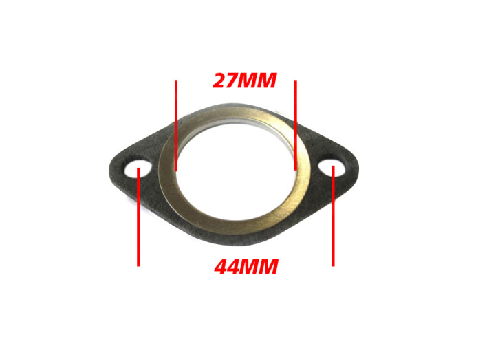Auspuffdichtung 27mm Ring Tomos A3 / A35 / 2L / 3L Universal