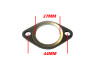 Exhaust gasket 27mm ring Tomos A3 / A35 / 2L / 3L universal thumb extra