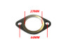 Uitlaatpakking 27mm ring Tomos A3 / A35 / 2L / 3L 10x
