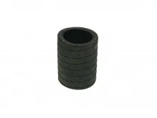 Silicone suction hose 25mm PHBG / Polini CP black