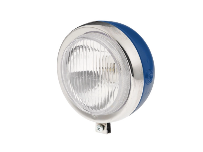 Headlight round 130mm Maxi custom powdercoat with chrome GUIA (choose your color)