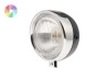 Headlight round 130mm classic custom powdercoat with chrome (choose your color) thumb extra