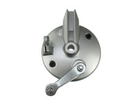 Brake torque plate Tomos A35 / various models 120mm rear 12mm silver complete 