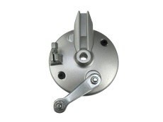 Remankerplaat Tomos A35 / verschillende modellen 120mm achter 12mm zilver compleet 