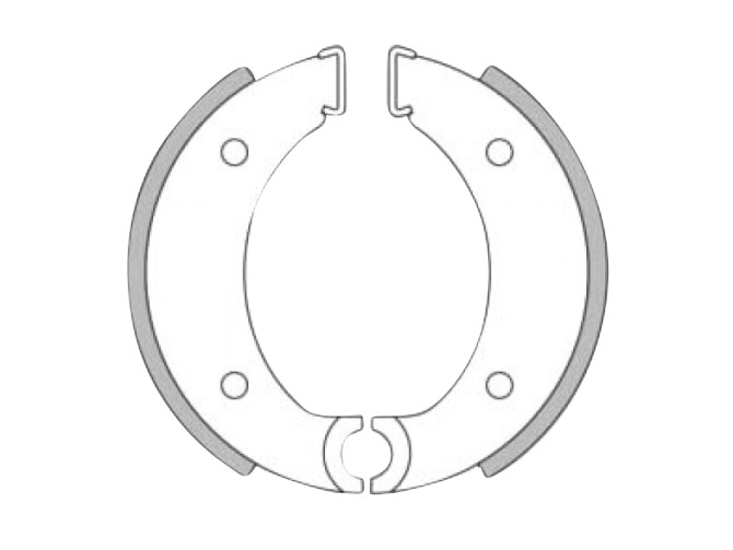 Remsegment Tomos 2L / 3L / 4L (105x25mm) standaard product