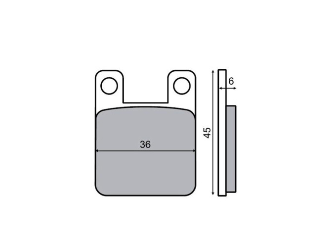 Brake pads for AJP / Grimeca brake caliper  product