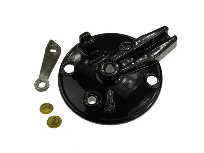 Brake torque plate Tomos A35 120mm front 12mm black complete model 1 product
