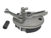 Brake torque plate Tomos A35 / various models 120mm rear (also front) 15mm with 12mm bush silver