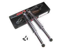 Shock absorber set 320mm MKX chrome 