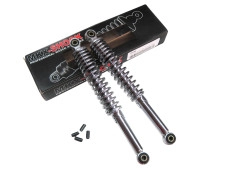 Shock absorber set 340mm MKX chrome