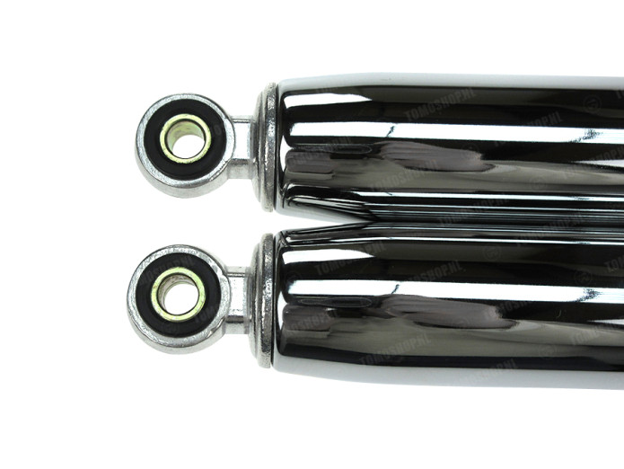 Schokbreker set 280mm custom dik chroom 