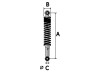 Shock absorber set 280mm IMCA black / chrome  thumb extra