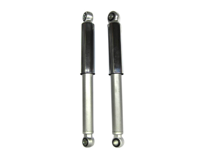 Schokbreker set 310mm Classic zilver / chroom