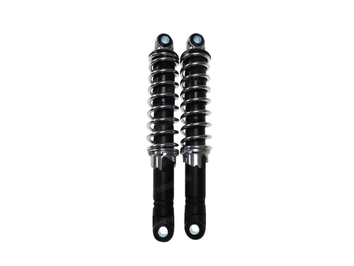 Shock absorber set 260mm IMCA black / chrome 