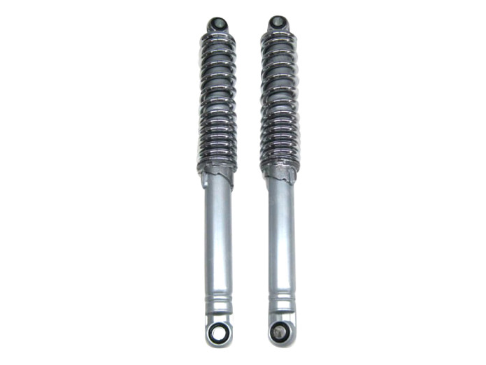 Shock absorber set 360mm IMCA chrome 