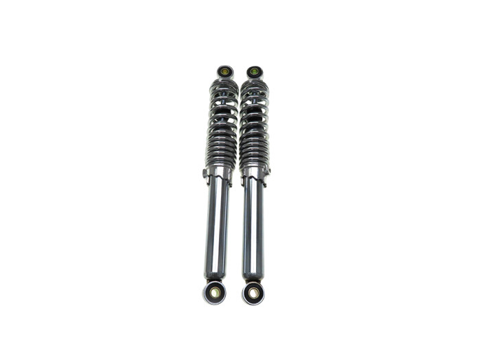 Stossdämpfer Satz 360mm Chrom mit langem Schaft