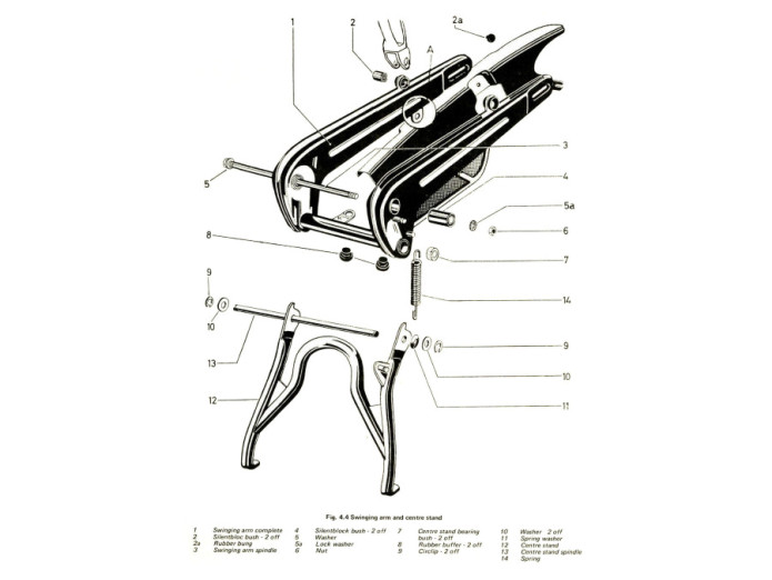 Swingarm silentblock Tomos 2L / 3L Ø 10x22x33