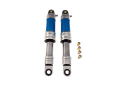 Schokbreker set 280mm sport hydraulisch / lucht licht blauw