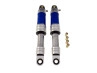 Schokbreker set 280mm sport hydraulisch / lucht donker blauw