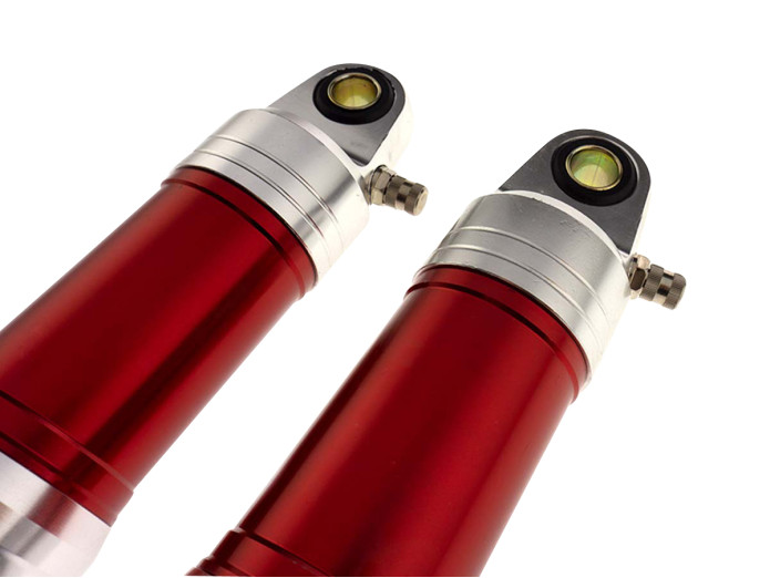 Schokbreker set 280mm sport hydraulisch / lucht rood