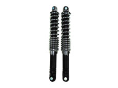 Shock absorber set 300mm IMCA chrome / black reinforced 