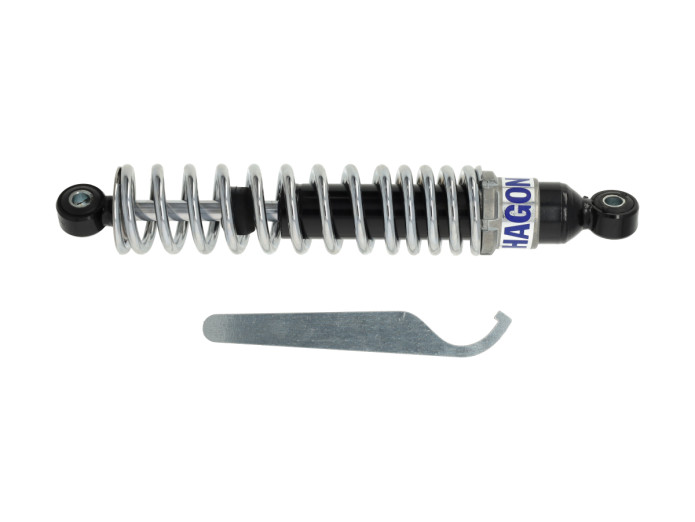 Shock absorber set 320mm HAGON Roadshocks SSC hydraulic black / chrome 