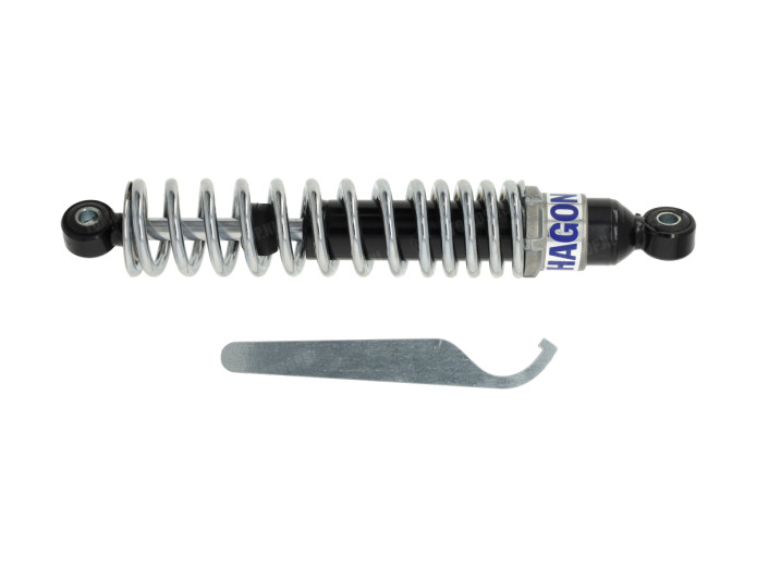 Stossdämpfer Satz 280mm HAGON Roadshocks SSC Hydraulik Schwarz / Chrom 