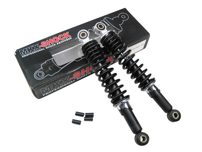 Shock absorber set 280mm MKX black  main