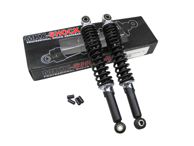Shock absorber set 320mm MKX black  main