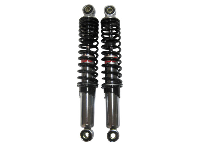 Schokbreker set 320mm YSS Bravo hydraulisch chroom / zwart